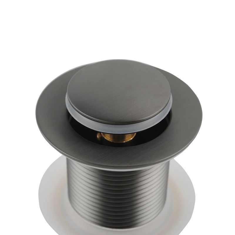 32mm Gun Metal Pop Up Waste Non Overflow