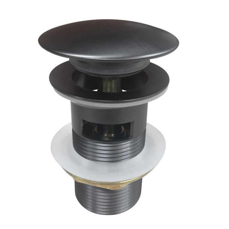 32mm Gun Metal Pop Up Waste Overflow