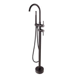 Gunmetal Freestanding Tap with Handheld Shower