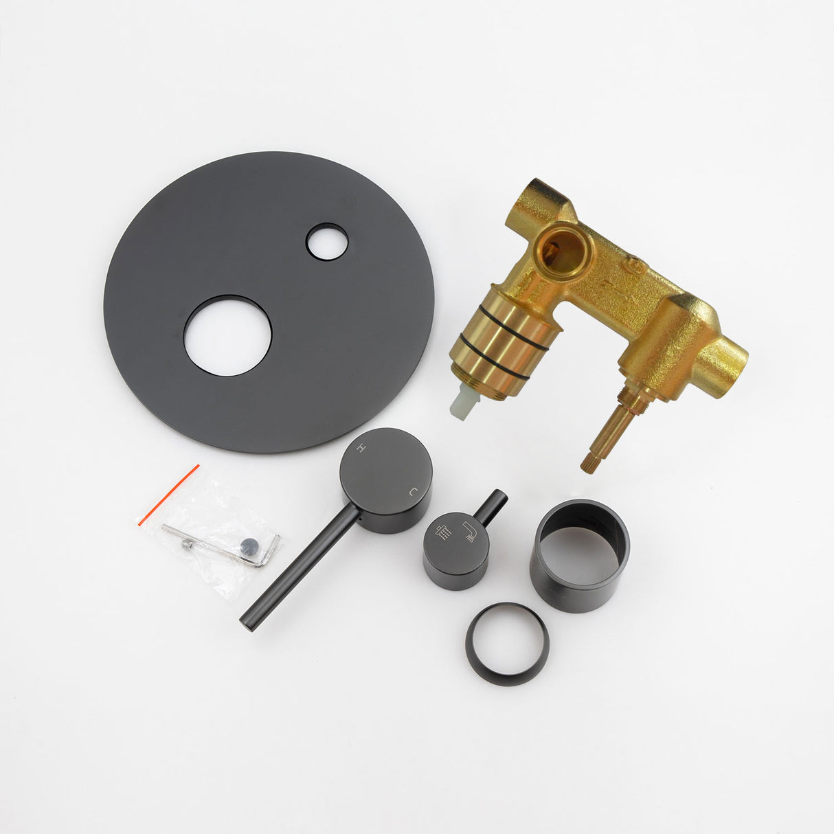 LUCID PIN - Gunmetal Diverter Mixer