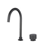 MOON - Brushed Gun Metal Grey Swivel Basin Mixer