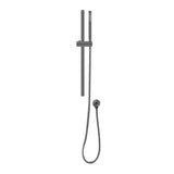 Gunmetal Shower Rail with Handheld Shower