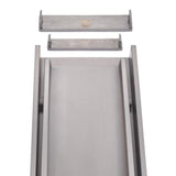 Wide Gun Metal Tile Insert Floor Grate 600~3000 (L) X 100 (W) MM