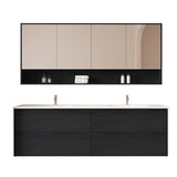 HERA 1800mm Wall-Hung Vanity - Black Oak