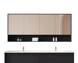 HERA 1800mm Shaving Cabinet - Black Oak