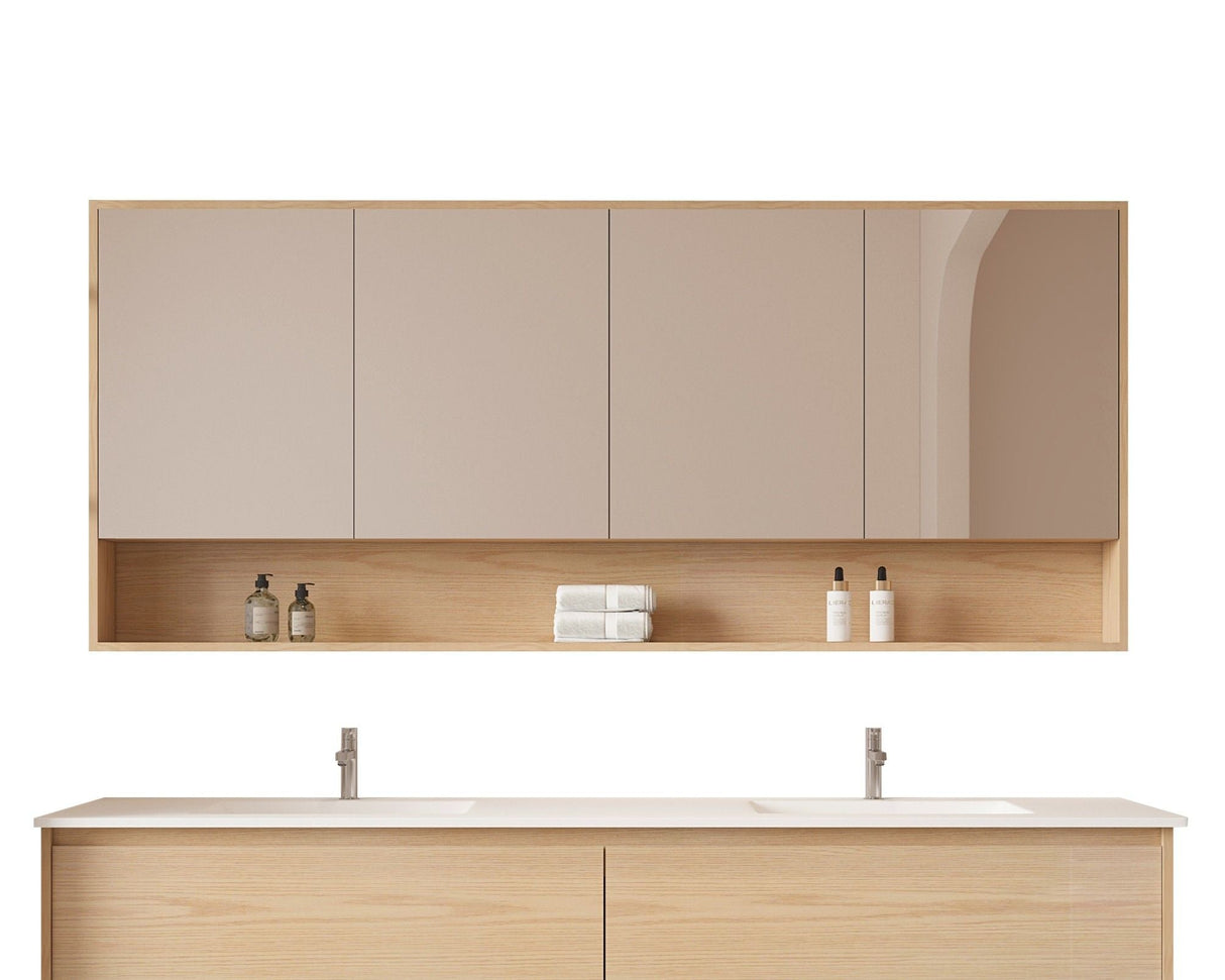 HERA 1800mm Shaving Cabinet - Tas Oak