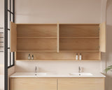 HERA 1800mm Shaving Cabinet - Tas Oak