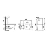 Bagno D'Oro Iris Rimless Toilet Suite