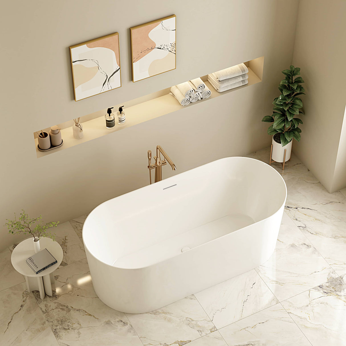 ISEO Freestanding Bathtub - Gloss White