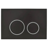 Mercio R&T Round Flush Plate - Black