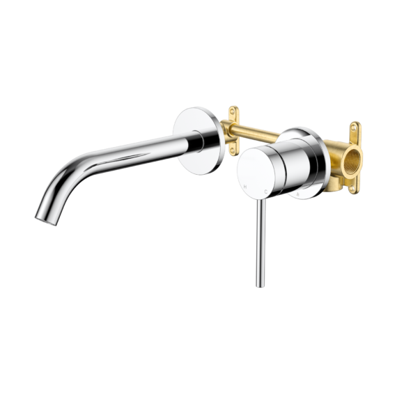 Venezia Wall Basin & Bath Mixer Kit Complete