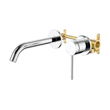 Venezia Wall Basin & Bath Mixer Kit Complete