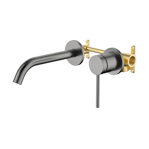 Venezia Wall Basin & Bath Mixer Kit Complete