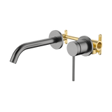 Venezia Wall Basin & Bath Mixer Kit Complete