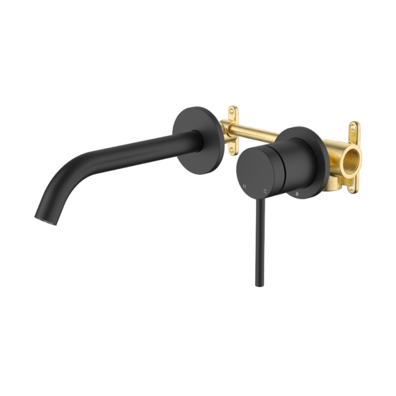 Venezia Wall Basin & Bath Mixer Kit Complete