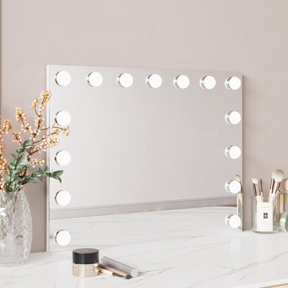 Luna 580×450mm LED Frontlit Makeup Mirror