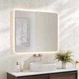 Luna LED Rectangular Mirror 900mm - with Adjustable LED Lighting