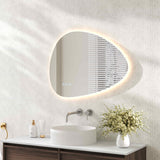Luna 550×800mm LED Irregular Mirror