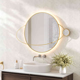 Luna 950×800mm LED Planet Mirror