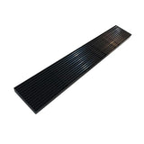 Wide Matte Black Linear Floor Grate 600~3000 (L) X 100 (W) MM