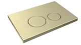 Mercio Sigma Round Button Flush Plate – Brushed Gold