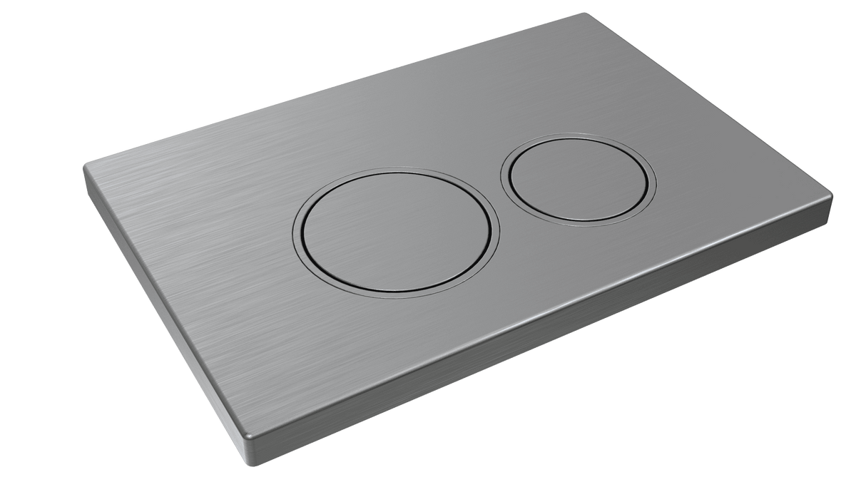 Mercio Sigma Round Button Flush Plate – Gun Metal