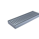 100x100x35mm Brushed Silver Ezy Flow Floor Grate