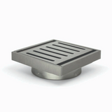 100*100*14mm Gun Metal Ezy Flow Guard Floor Waste