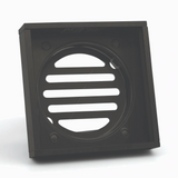 Muses Brushed Black Ezy Flow Floor Waste 100*100*21mm