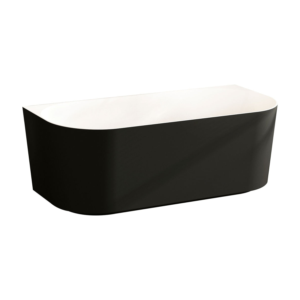 Musen Ultra-Thin Back-to-Wall Bathtub - Gloss White