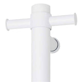 VSH900HMW Matt White Round 240Volt Vertical Single Heated Rail
