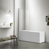 Semi Frameless Pivot Over bath Screen