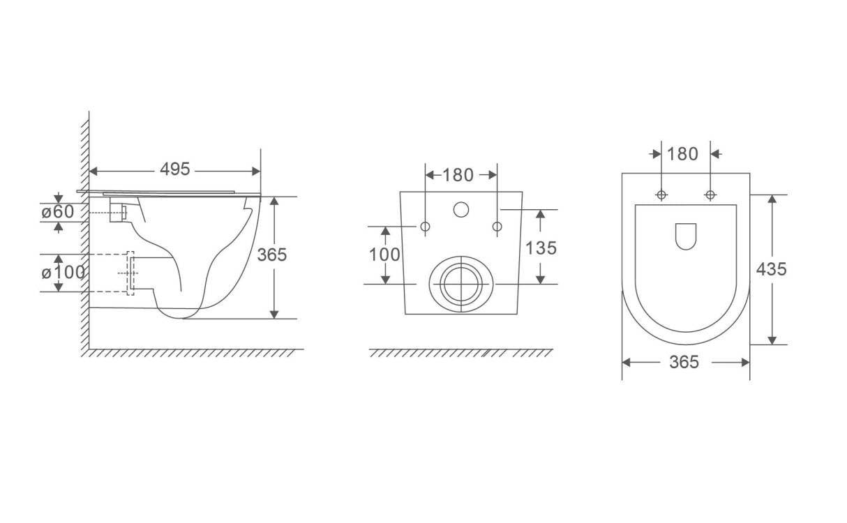 Norton66 Wall-Hung Pan