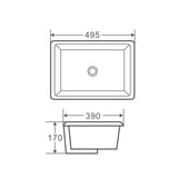 Nue 49 Undercounter Basin