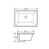 Nue 53 Undercounter Basin