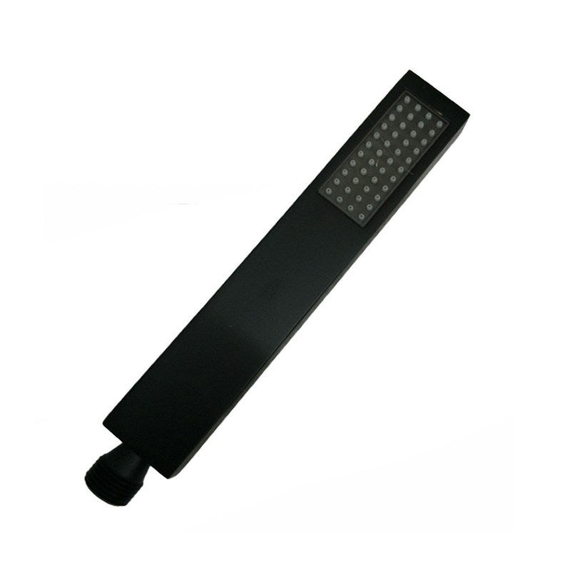 Black Single Function Handheld Shower