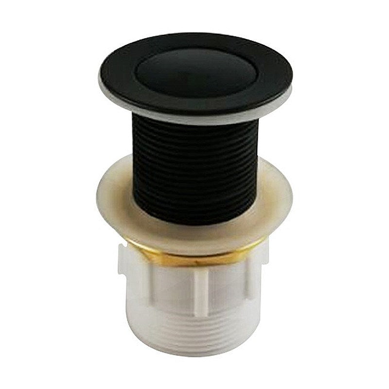 32mm Matt Black Pop Up Waste Non Overflow