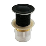 32mm Matt Black Pop Up Waste Non Overflow