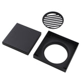 120x120mm Black Tile Insert Drain