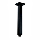200mm Black Ceiling Shower Arm