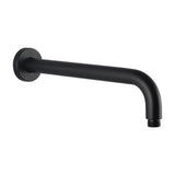 400mm Black Wall Shower Arm