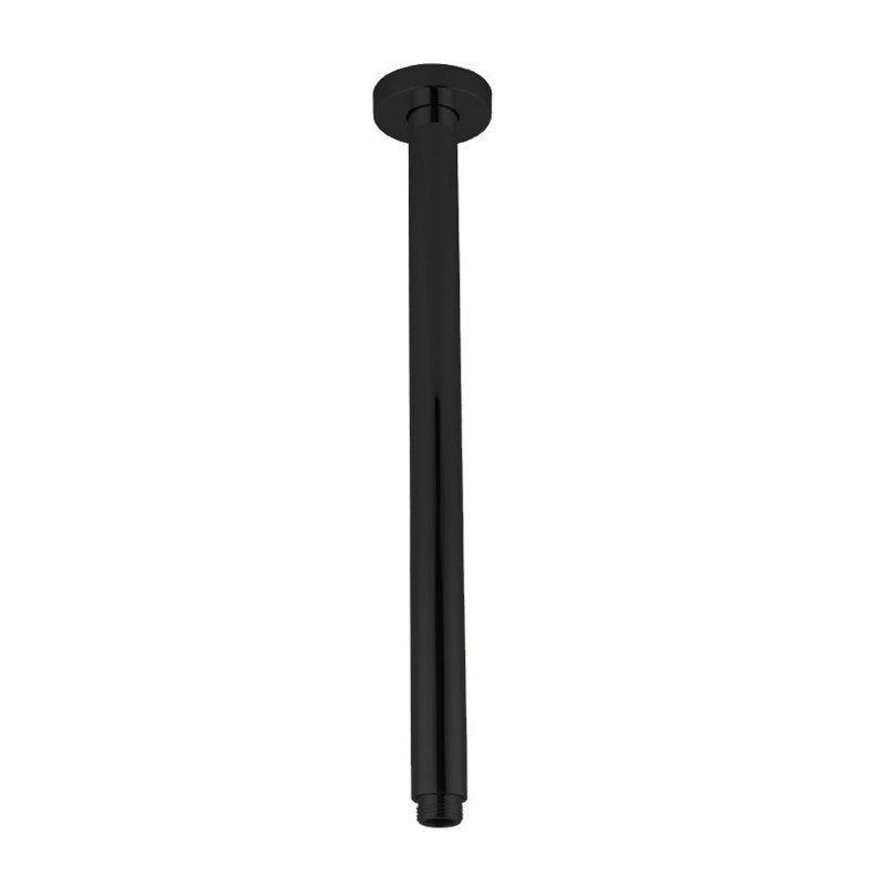 400mm Black Ceiling Shower Arm