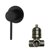 LUCID PIN - Black Wall Mixer