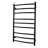 Black Heated Towel Rack 9 Bars