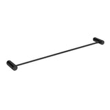 600mm Black Single Towel Rail