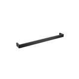 IVANO - 600mm Black Single Towel Rail