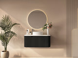 Rome 750mm Wall-Hung Cabinet - Matt Black