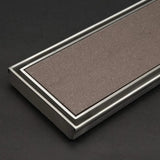 Wide Silver Tile Insert Floor Grate 600~3000 (L) X 100 (W) MM