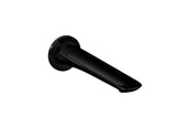Bellino High Gloss Black Wall Bath/Spout