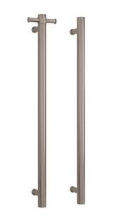 Vertical Single Towel Rail - Brushed Stainless Steel | Thermogroup